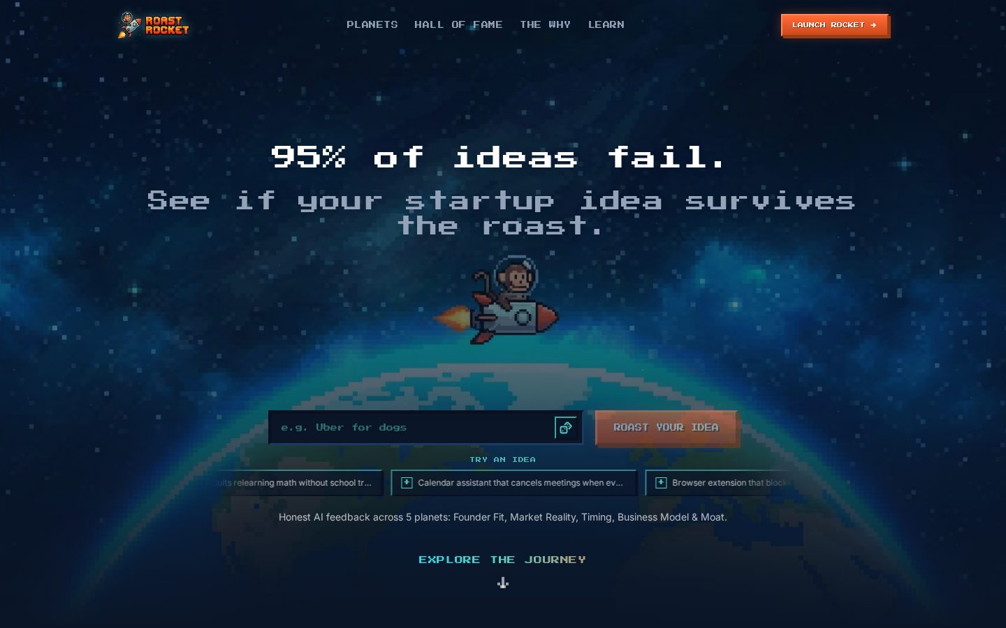 Roast Rocket Homepage