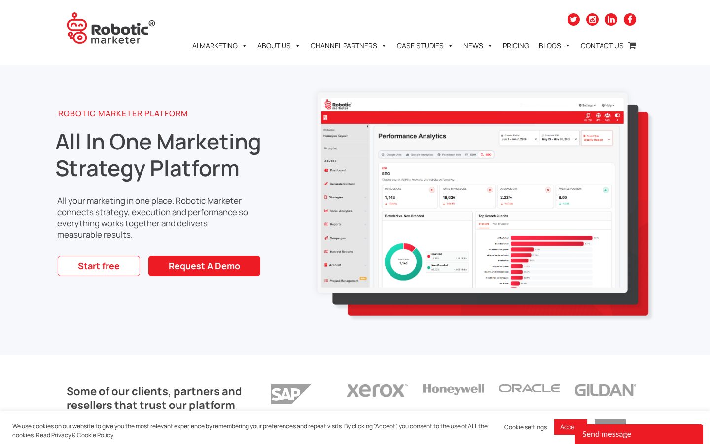 Robotic Marketer Homepage