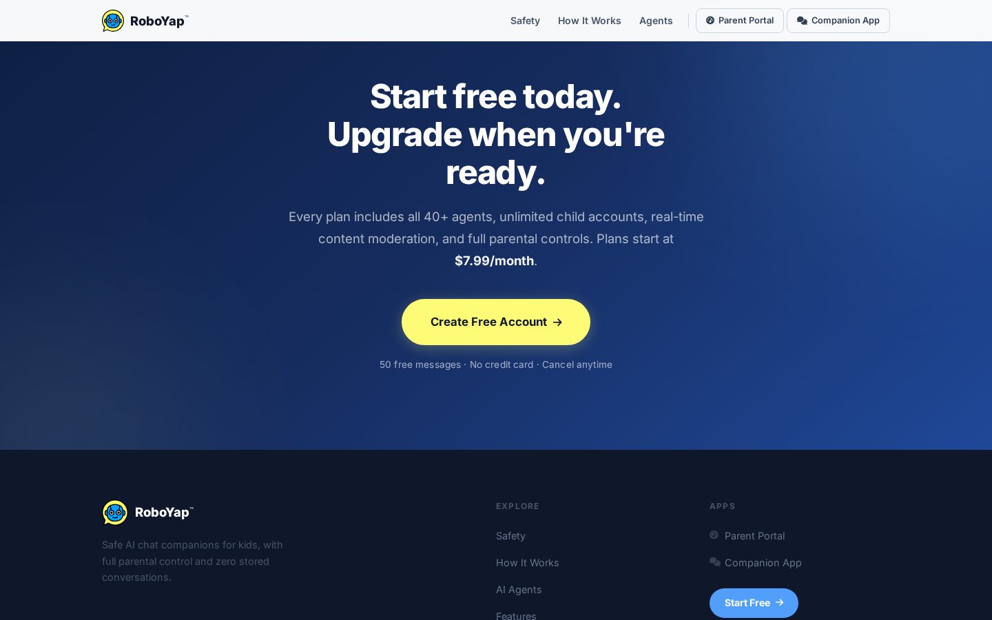 RoboYap™ Pricing