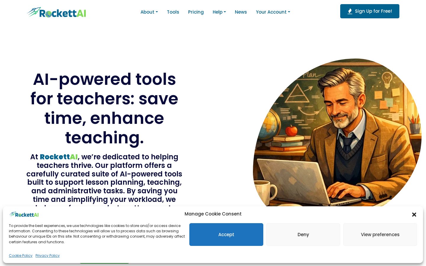 RockettAI Homepage