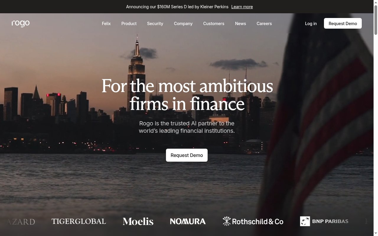 Rogo homepage