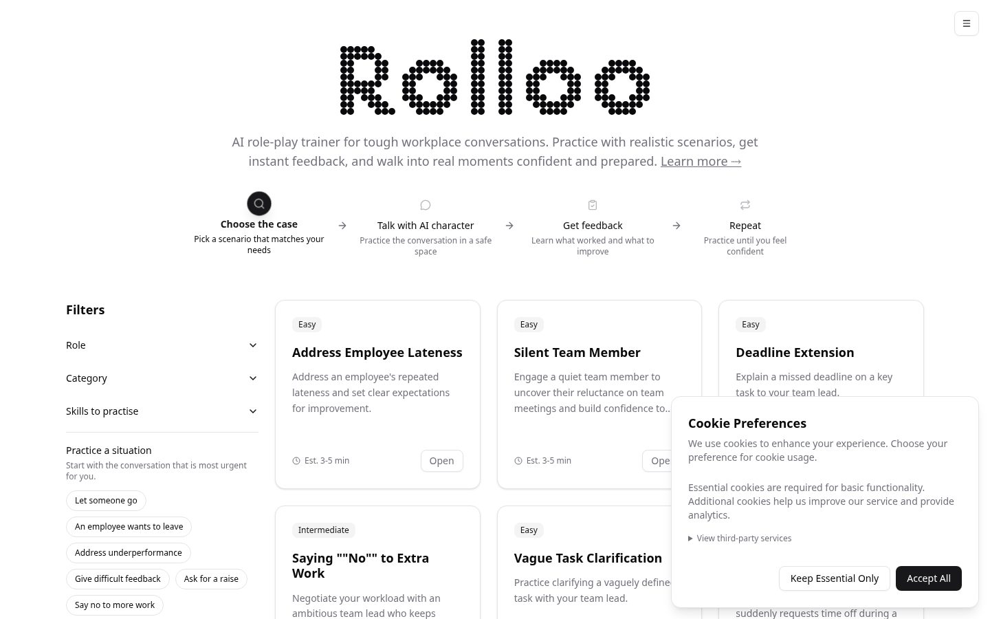 Rolloo Homepage