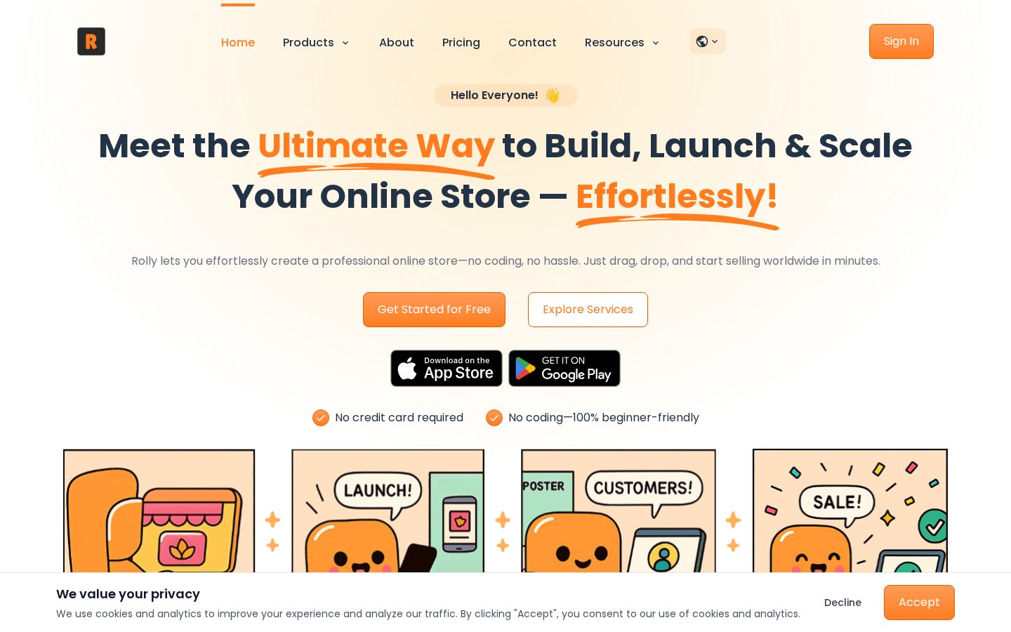 Rolly Homepage