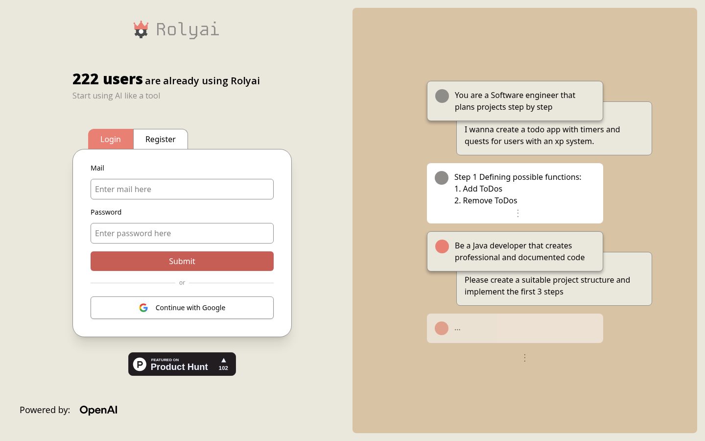 rolyai Homepage