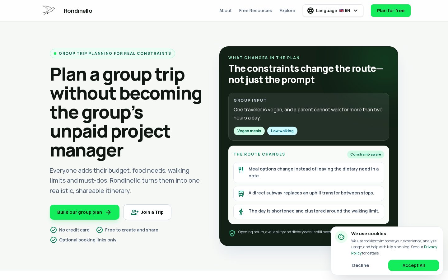 Rondinello Homepage