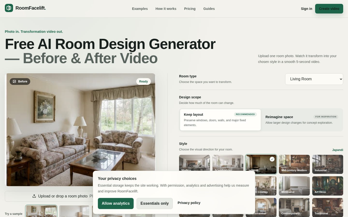 roomfacelift Homepage