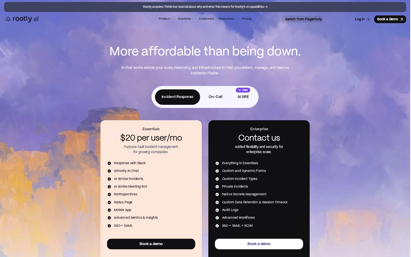 Rootly Pricing
