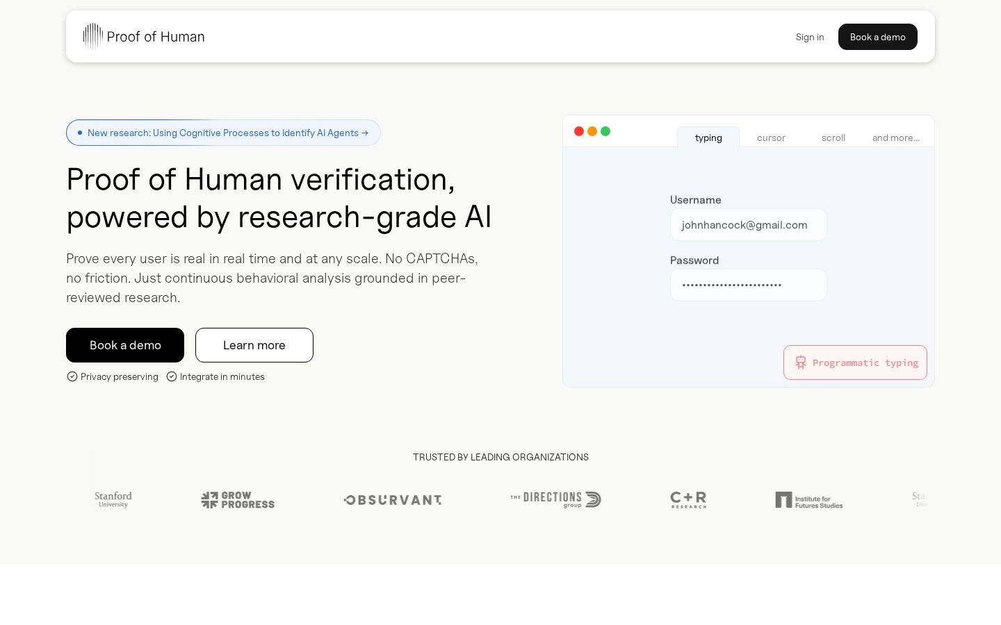 Roundtable AI Homepage