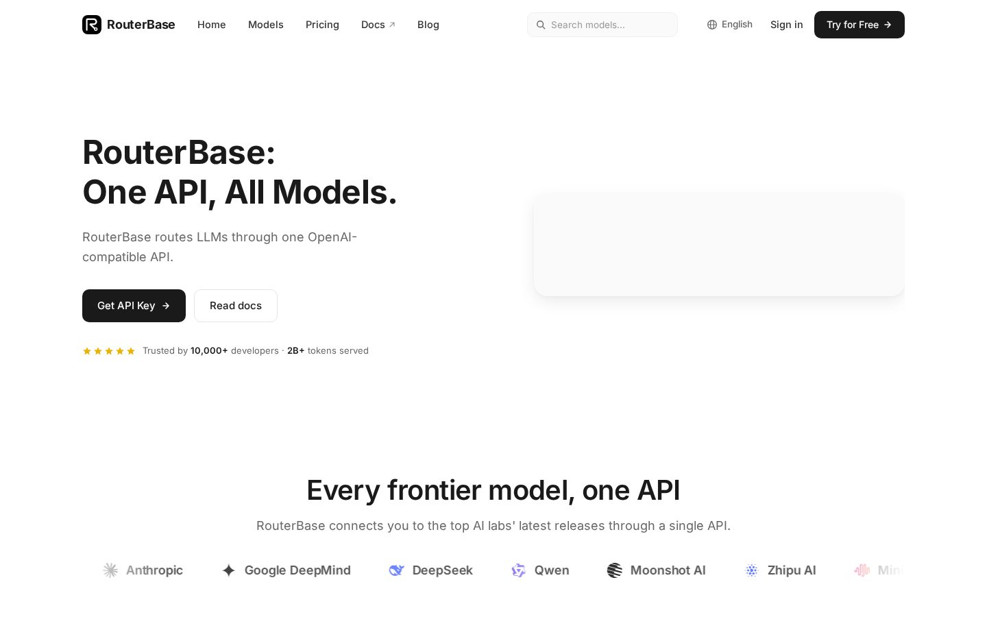 RouterBase Homepage