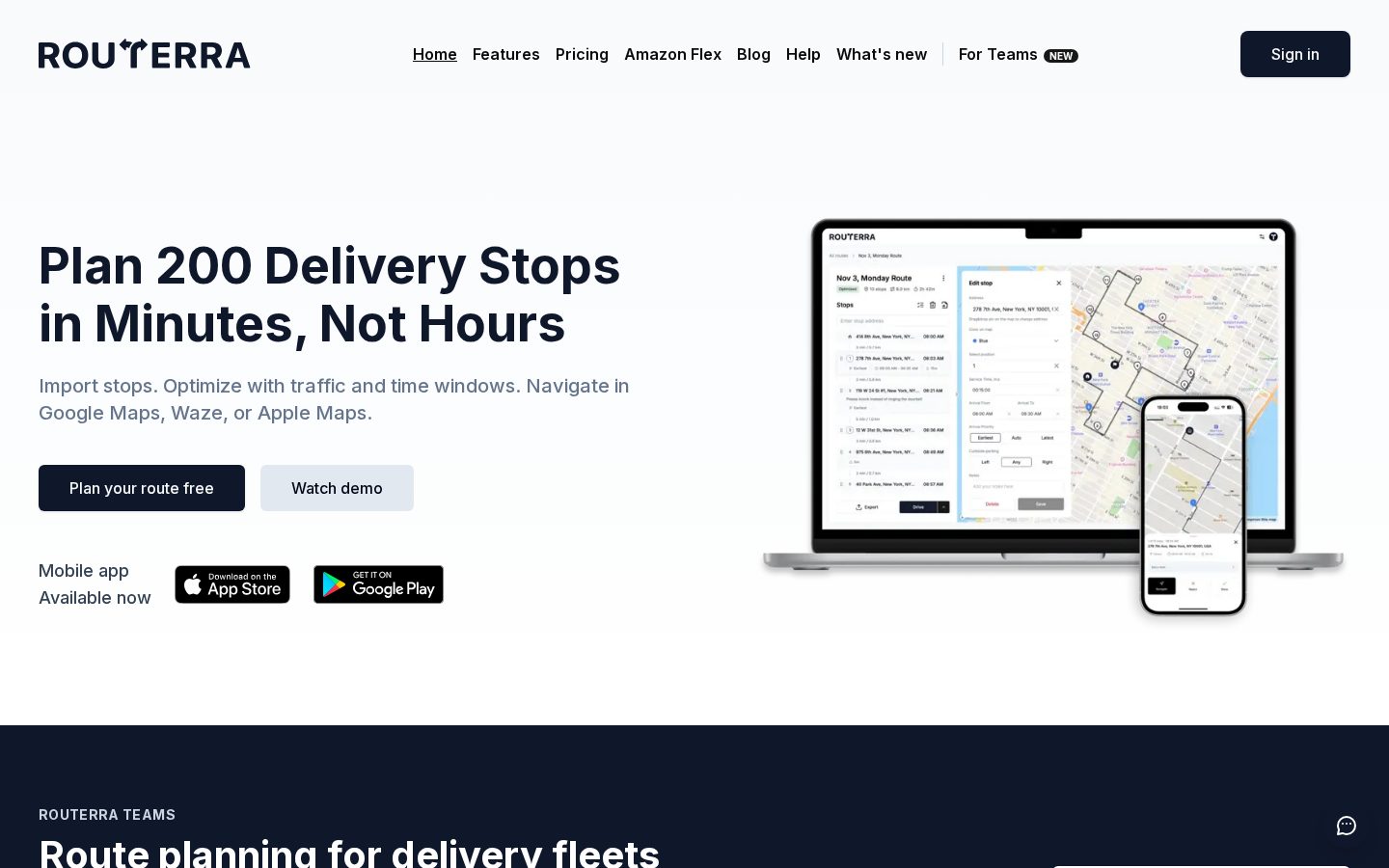 Routerra Homepage