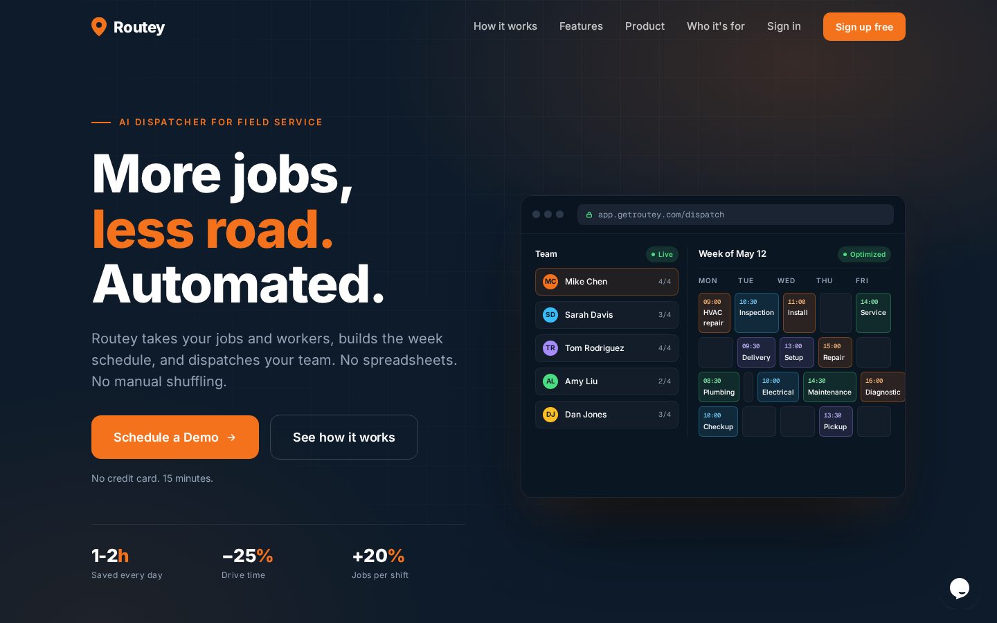 Routey Homepage