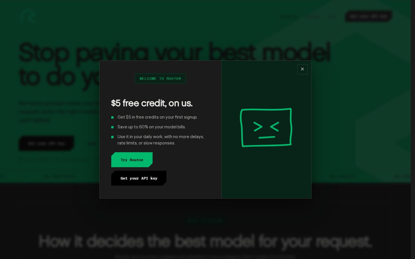 Routor Homepage