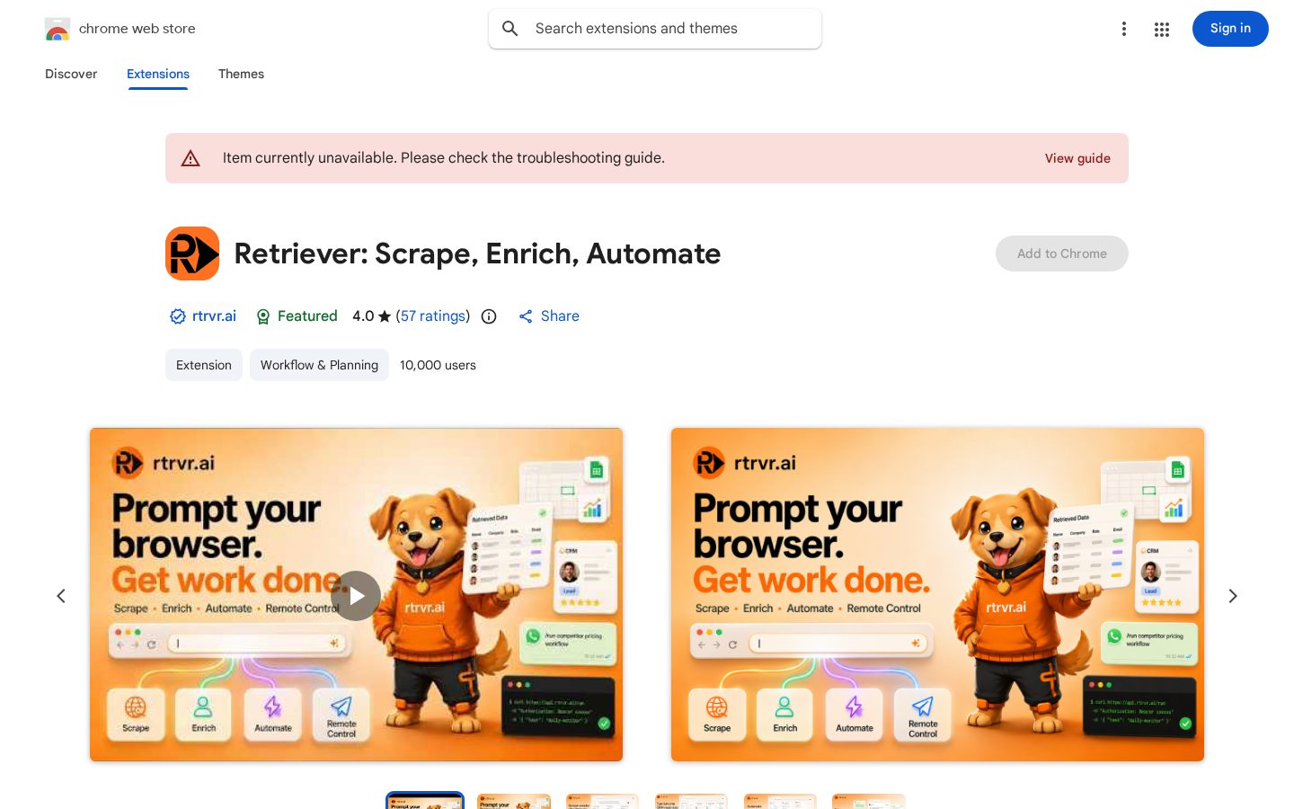 Rover by rtrvr.ai Homepage
