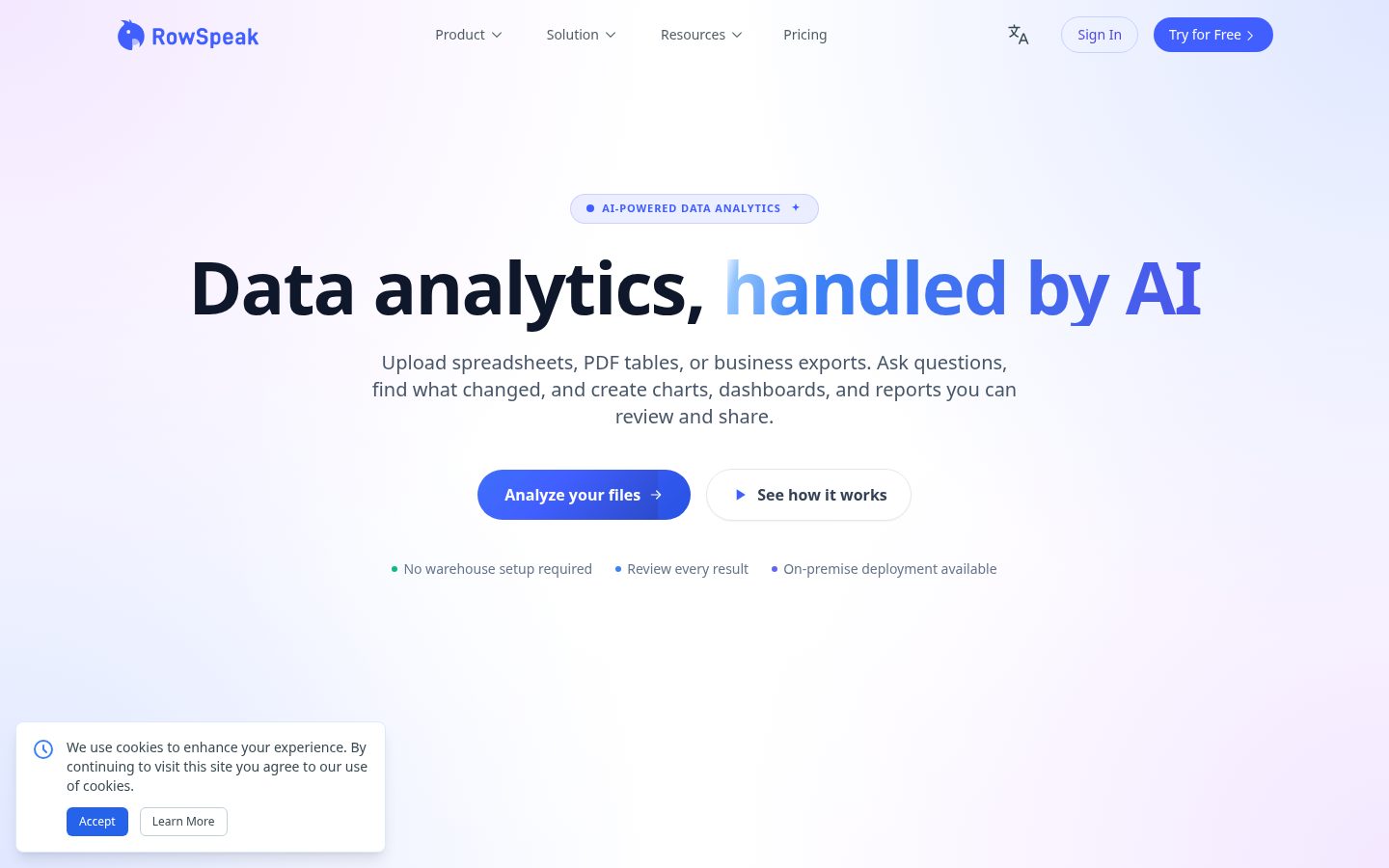 RowSpeak Homepage