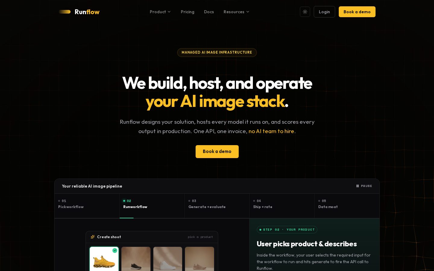 Runflow Homepage