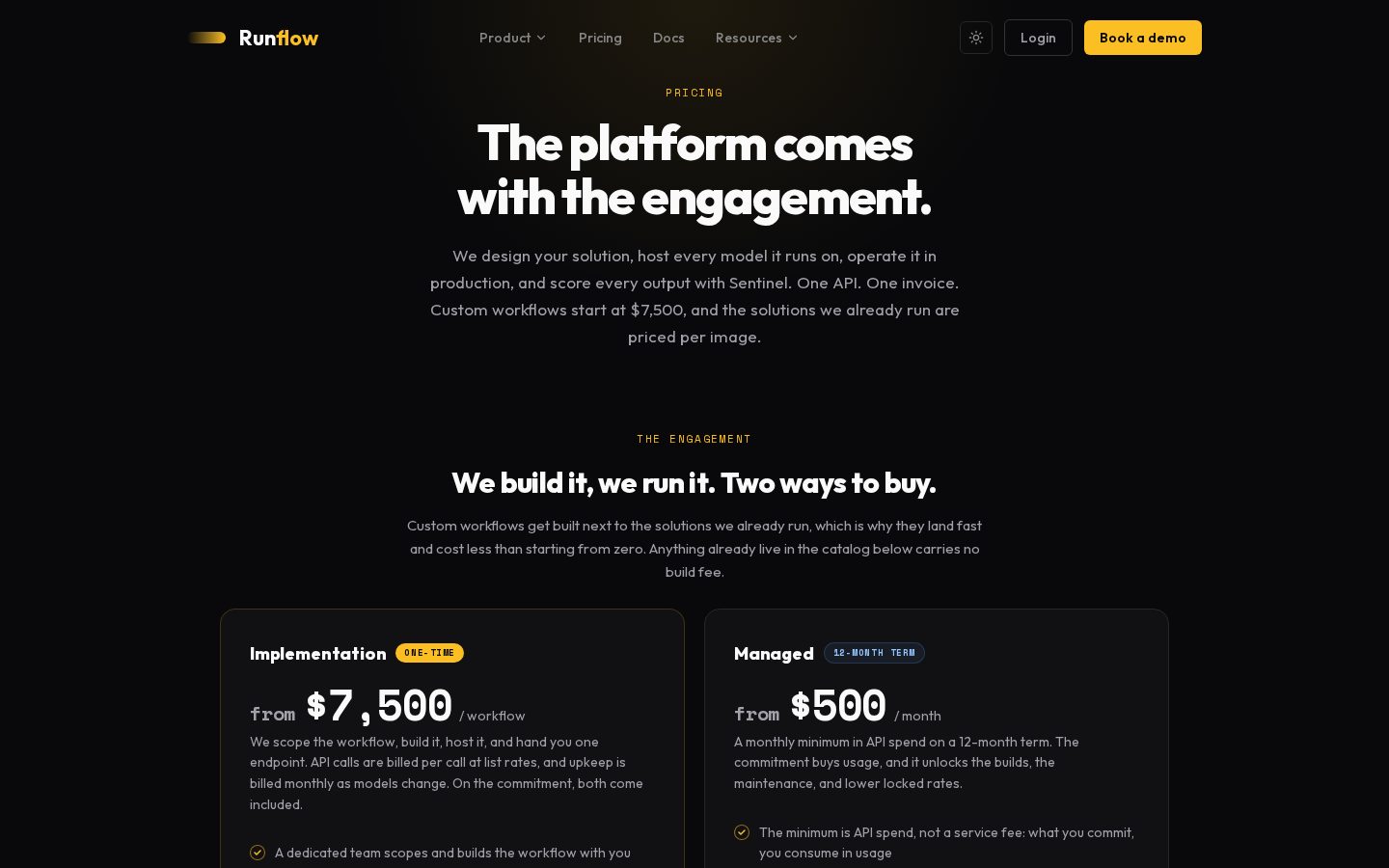 Runflow Pricing