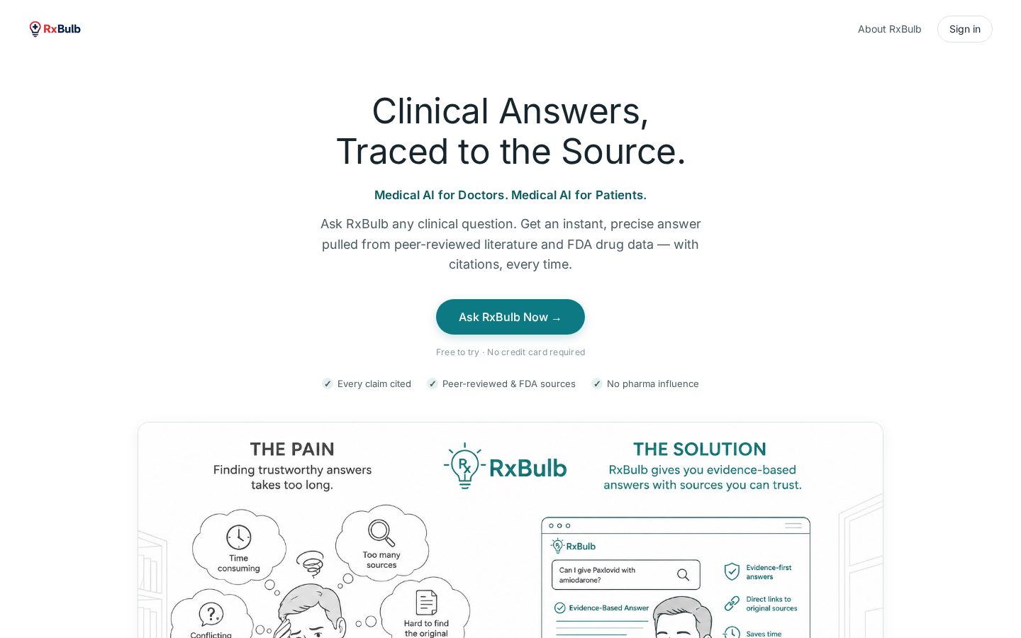 RxBulb Homepage