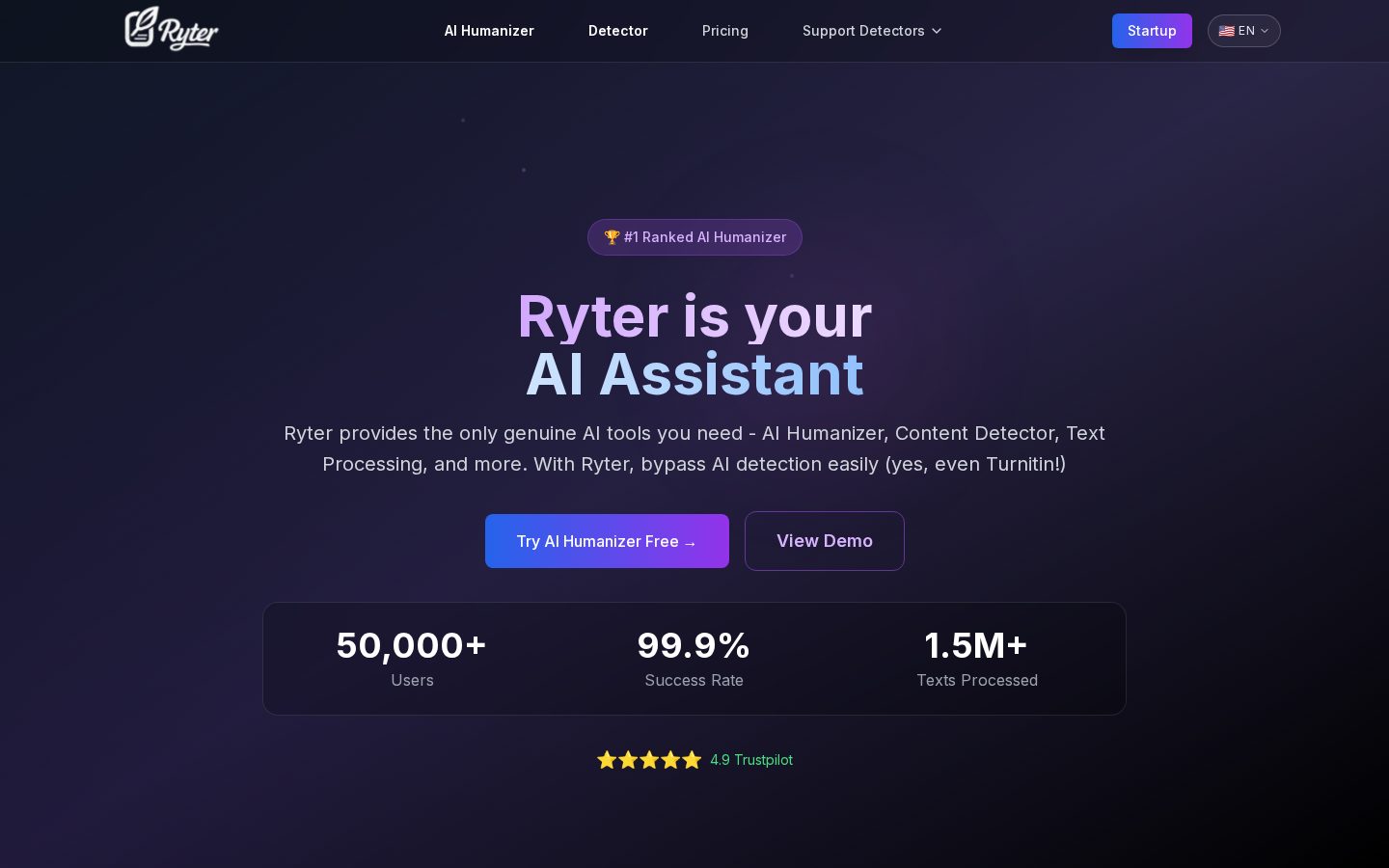 Ryter Pro Homepage