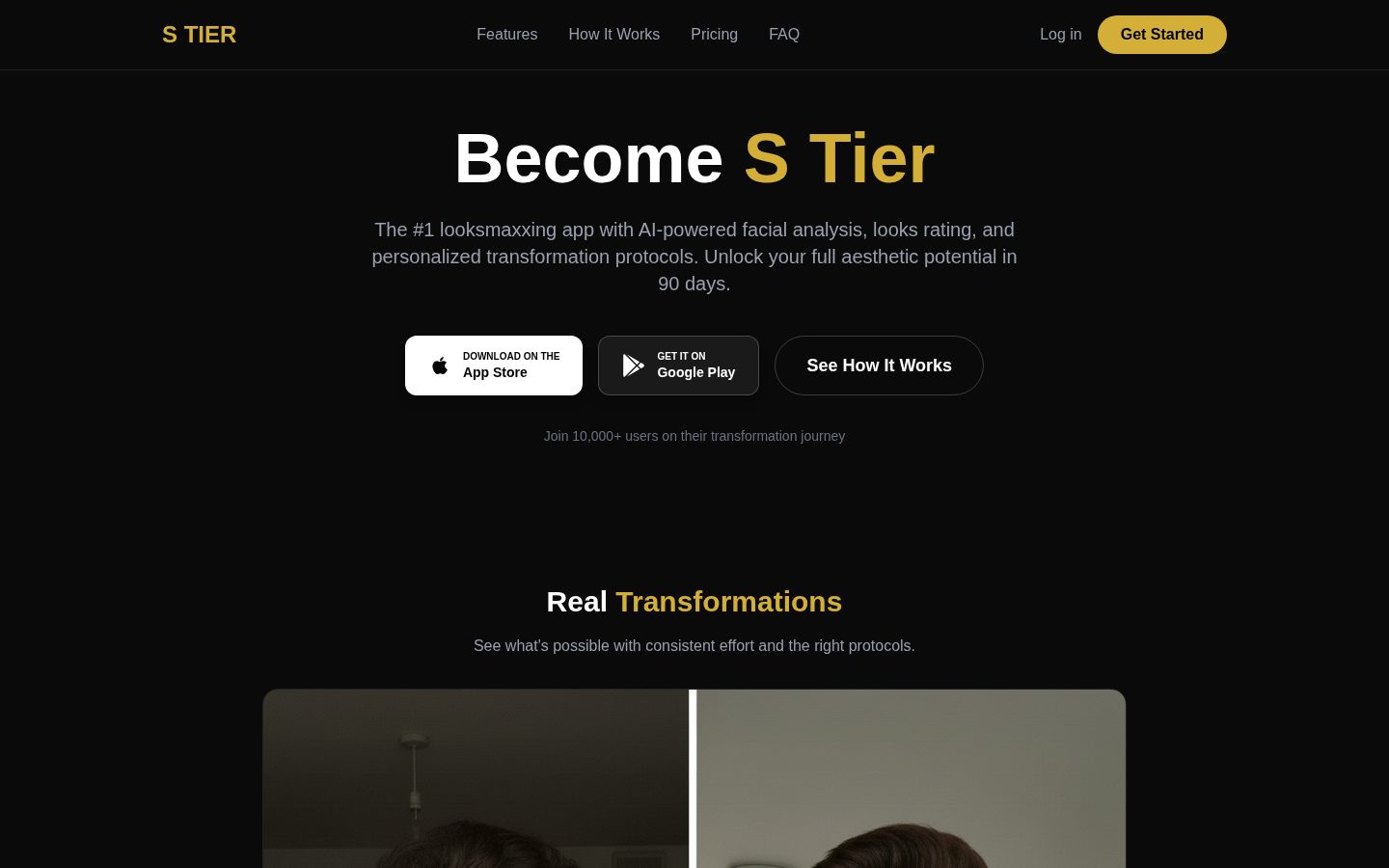 S Tier Homepage