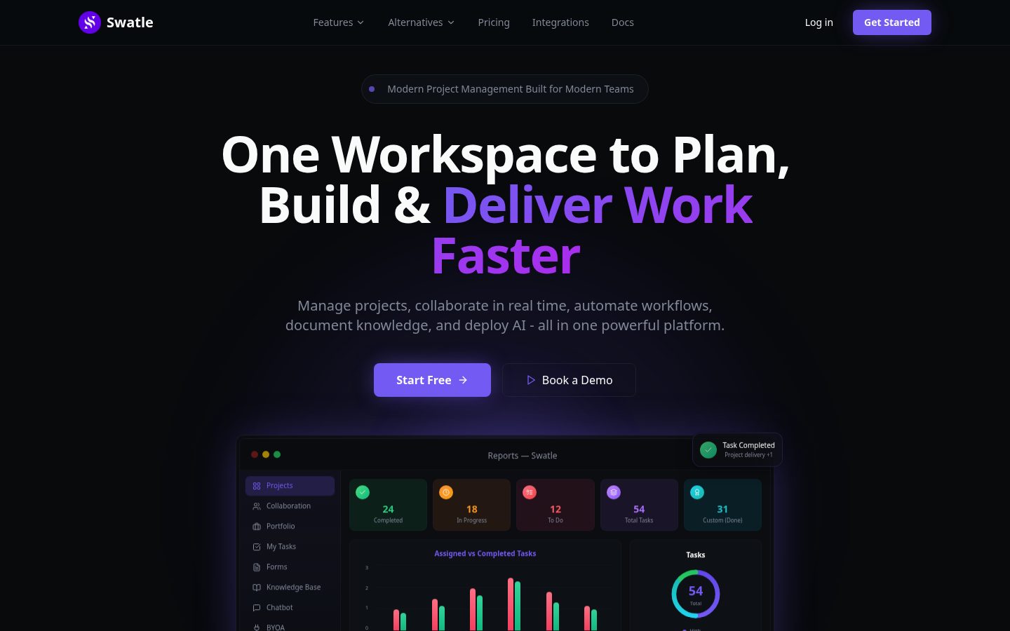 SaaS Homepage