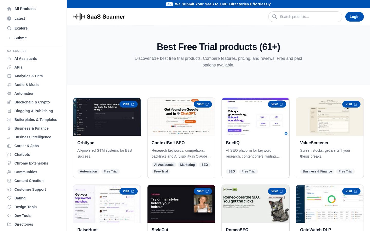 SaaS Scanner Pricing