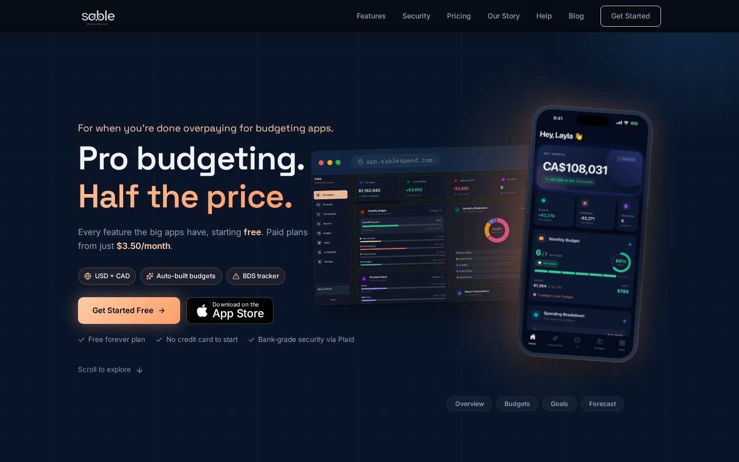 Sable Homepage