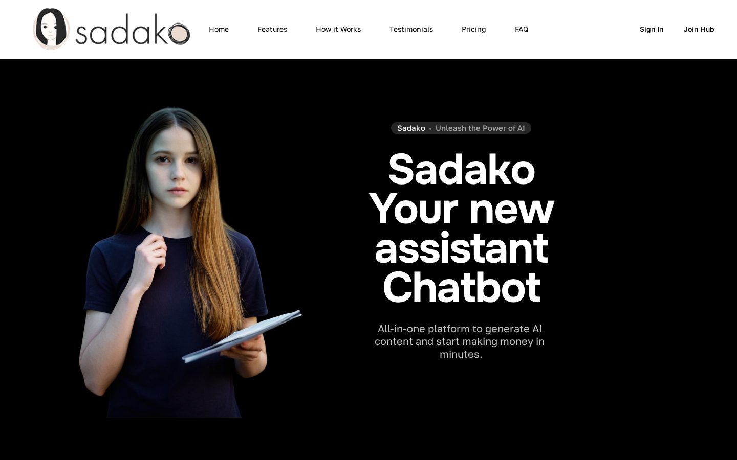 Sadako Homepage