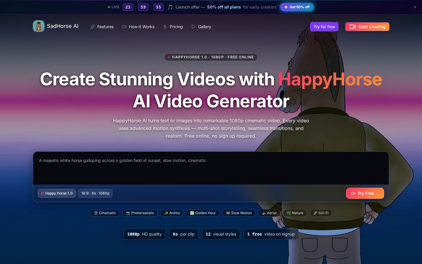SadHorse Studio Homepage