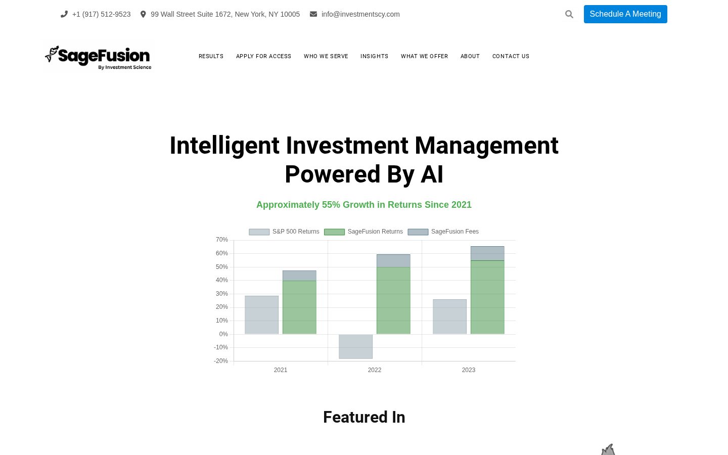 SageFusion Homepage