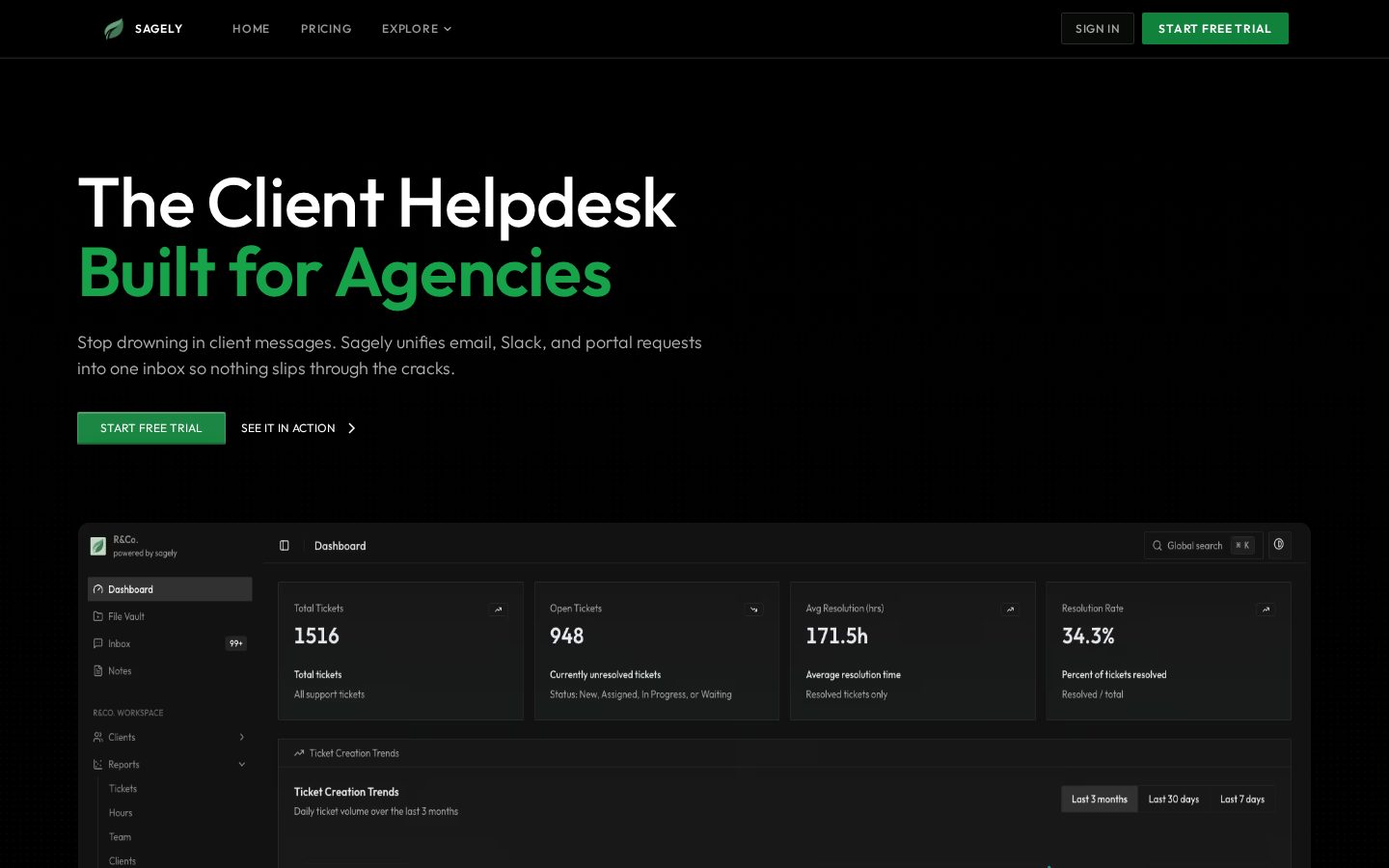 Sagely Homepage