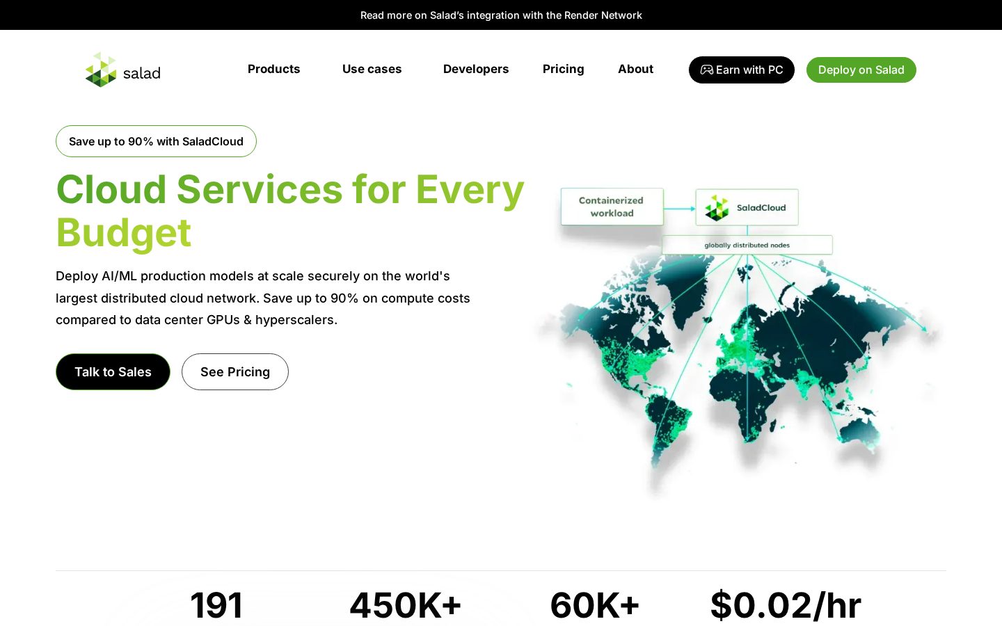 Salad Homepage