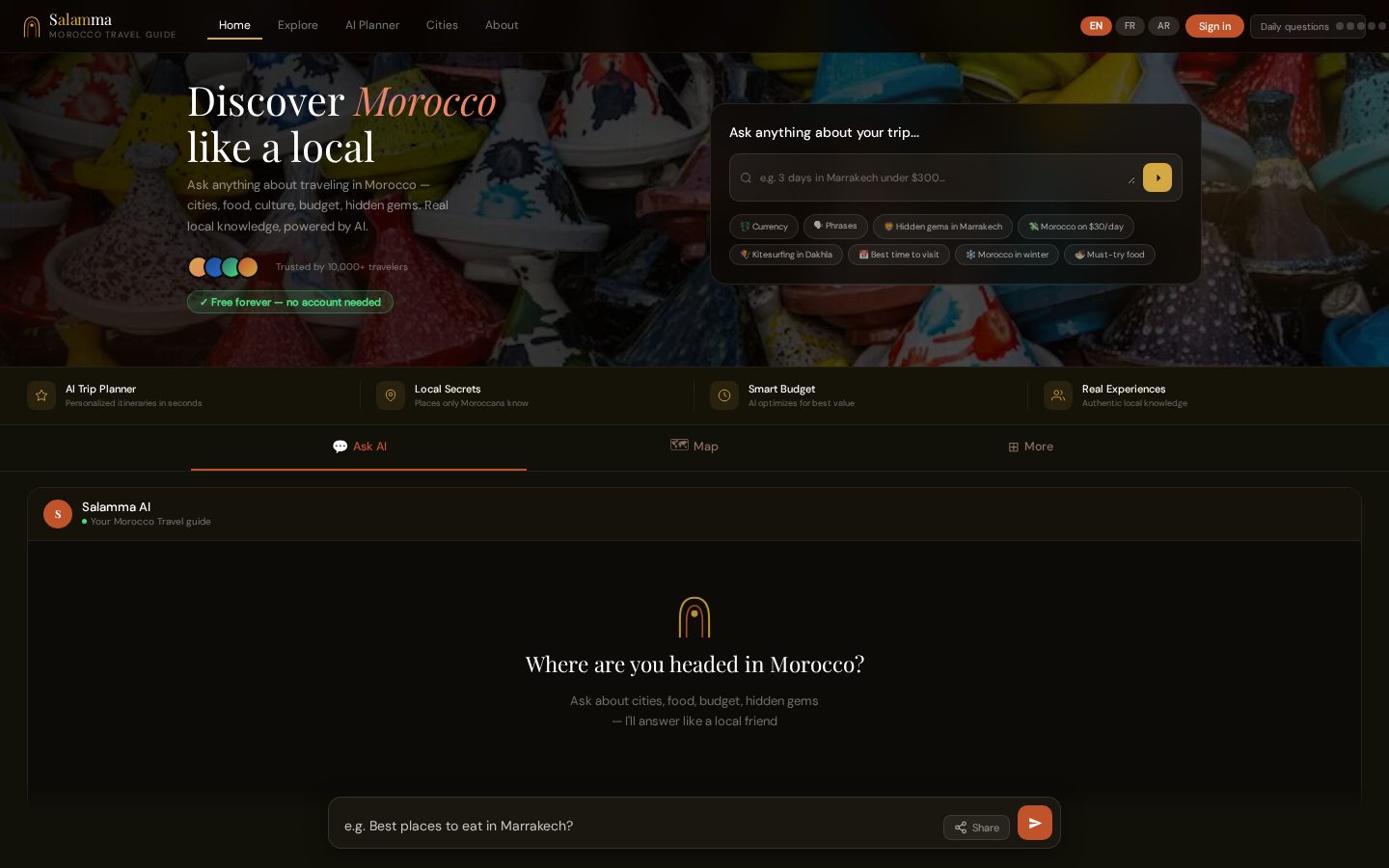 Salamma Homepage