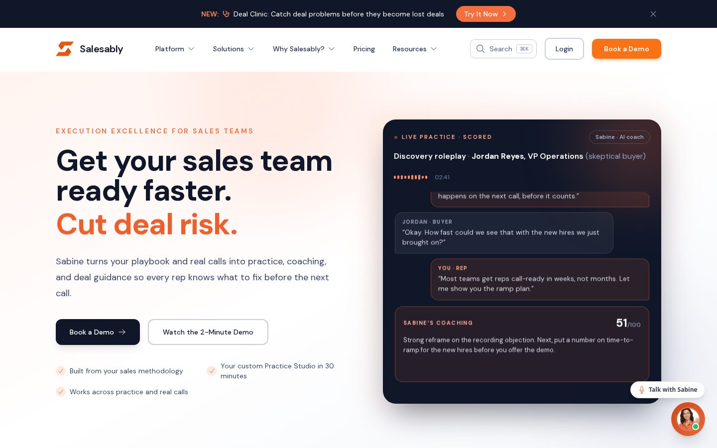 Salesably Homepage