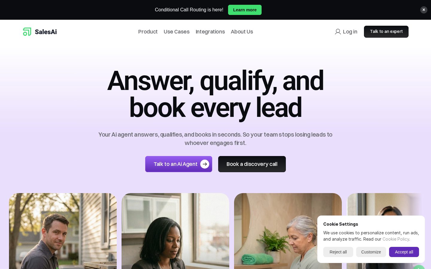 SalesAi Homepage