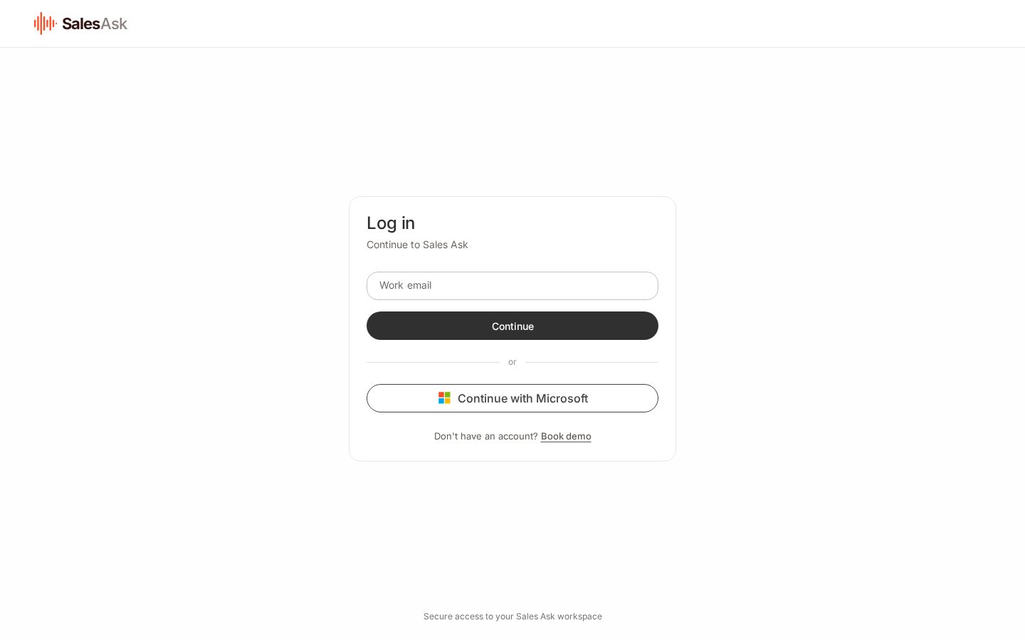 SalesAsk Homepage