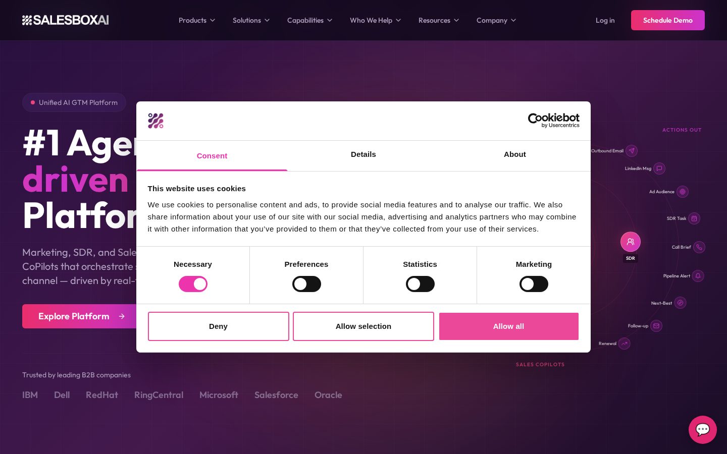 SalesboxAI Homepage