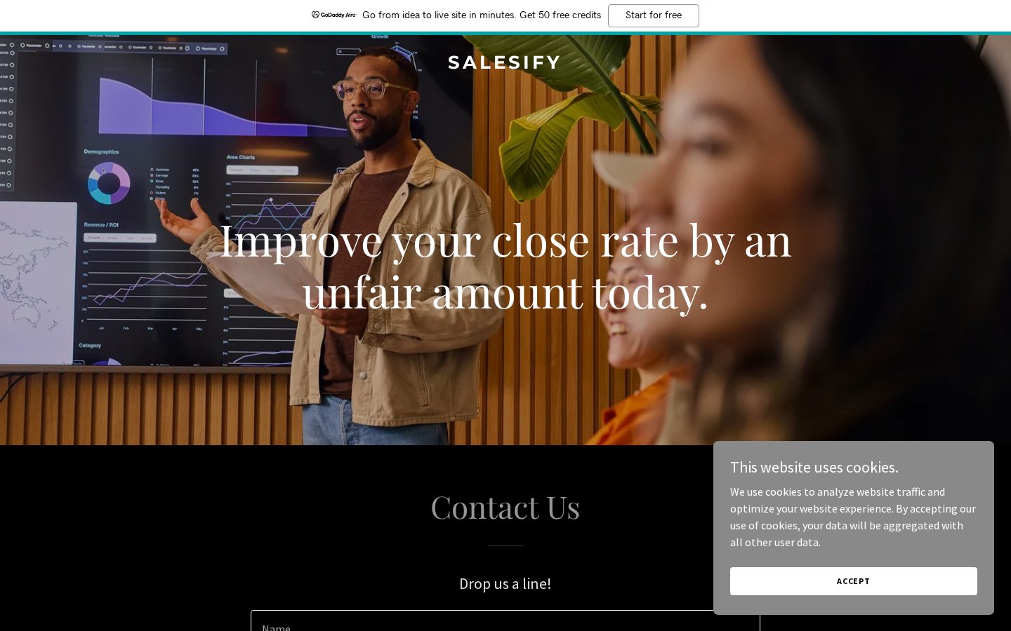 Salesify Homepage