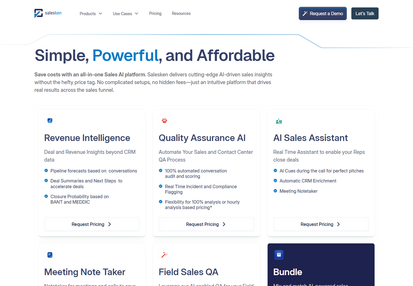 Salesken.ai pricing