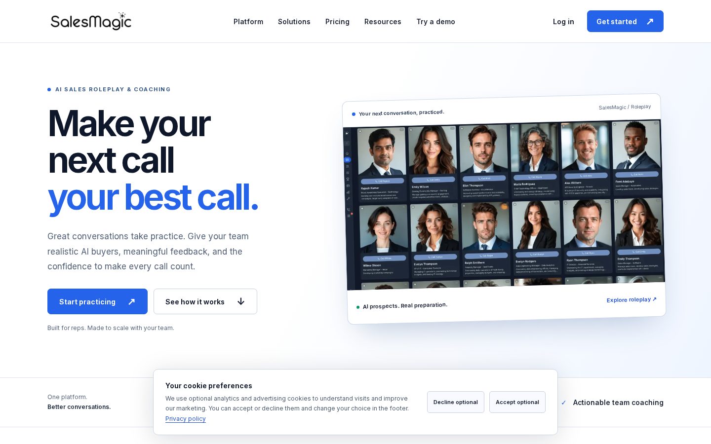 SalesMagic Homepage