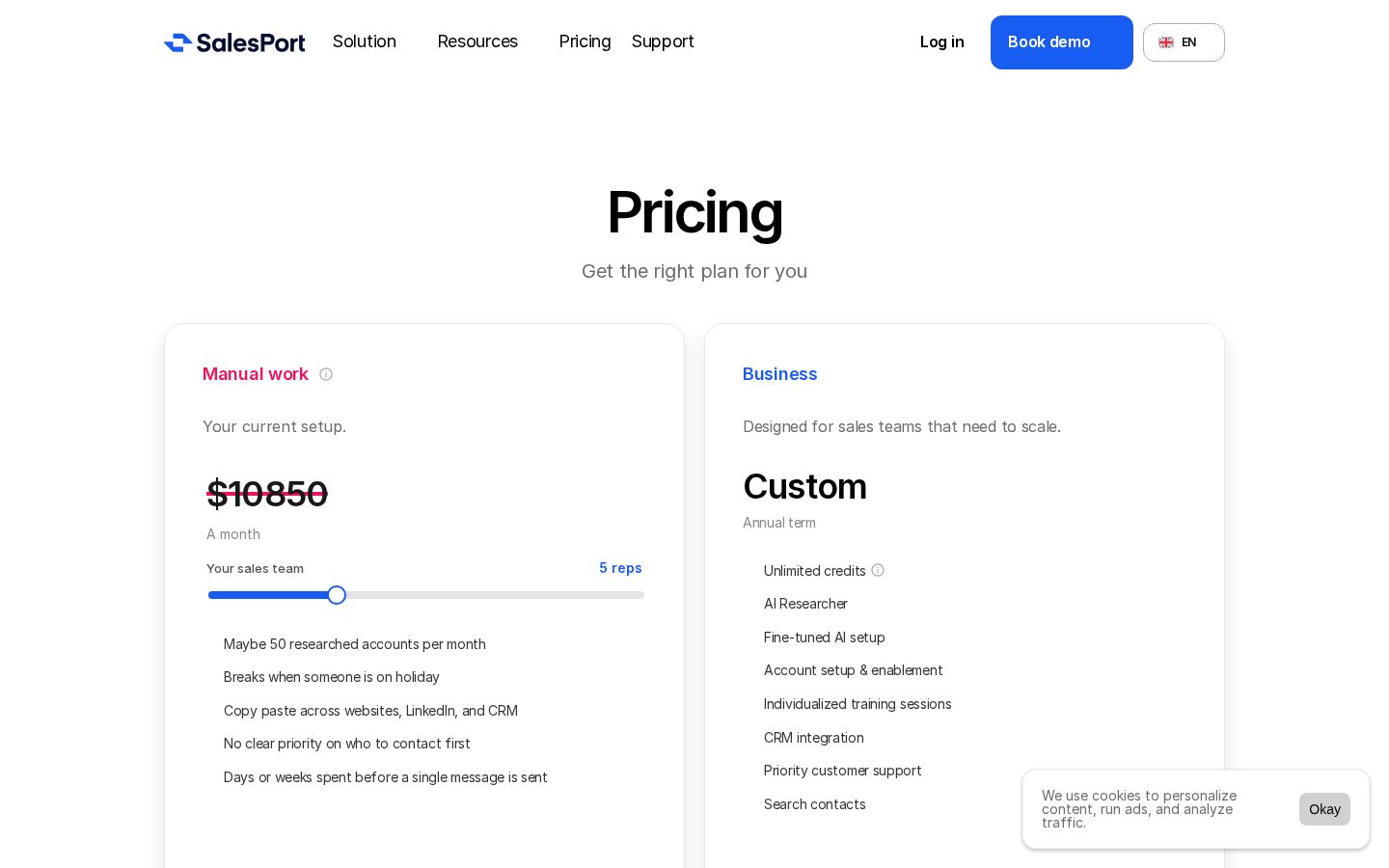 SalesPort Pricing