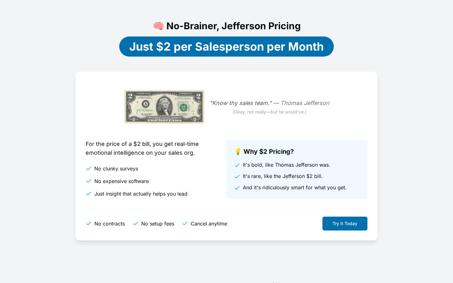 SalesSage Pricing