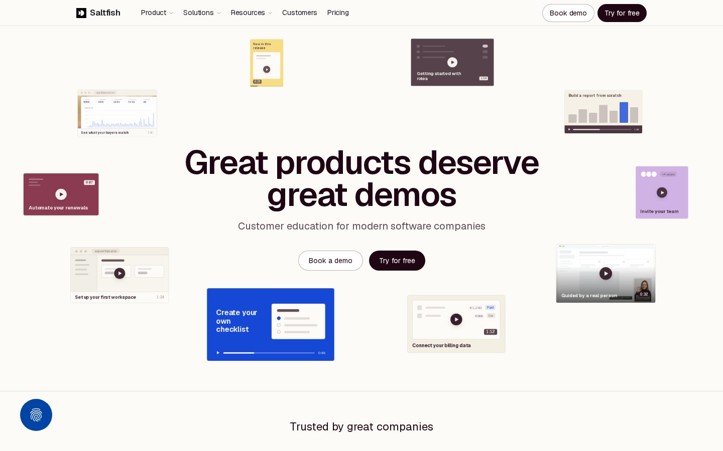 Saltfish AI Homepage
