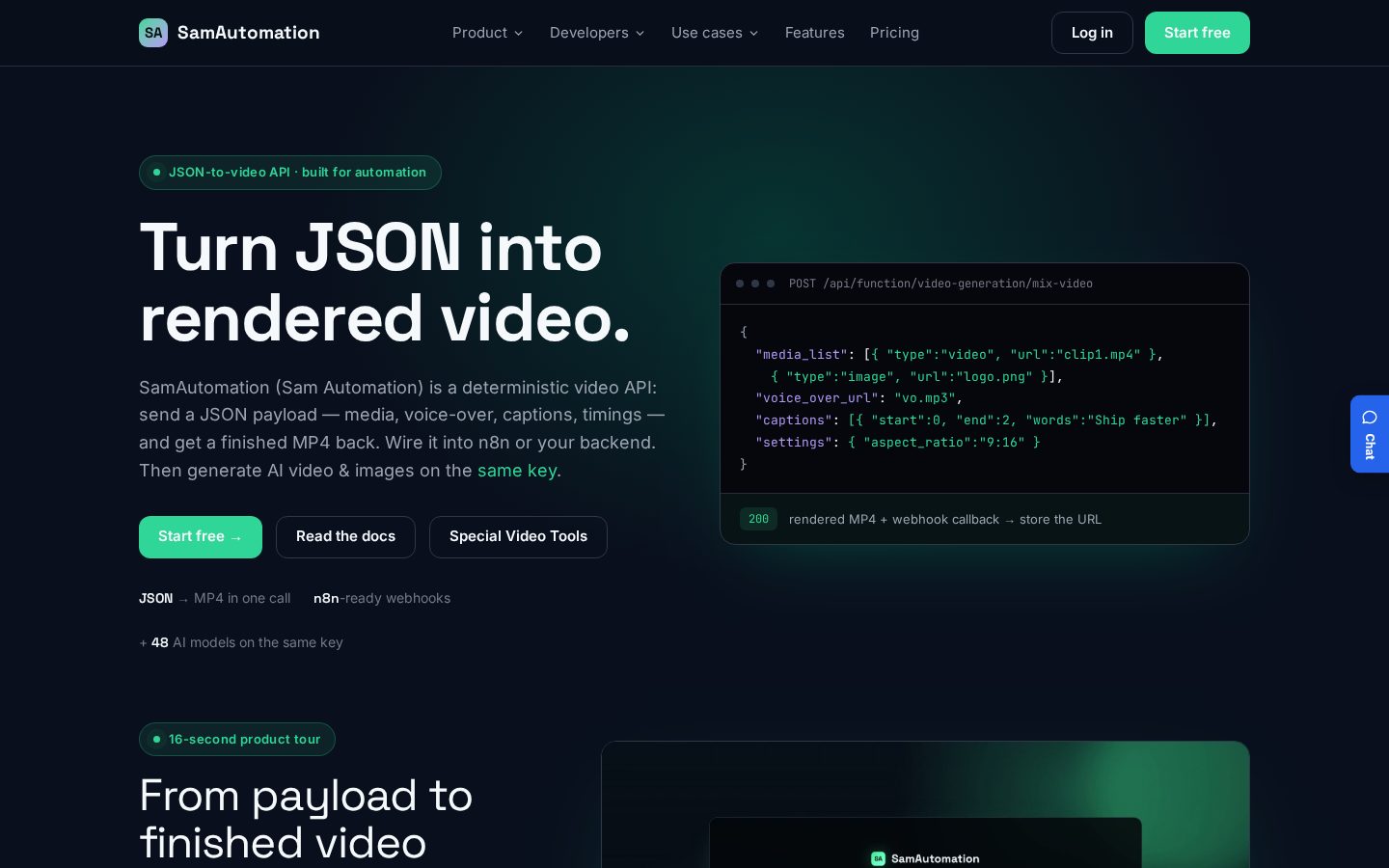 Samautomation.work Homepage