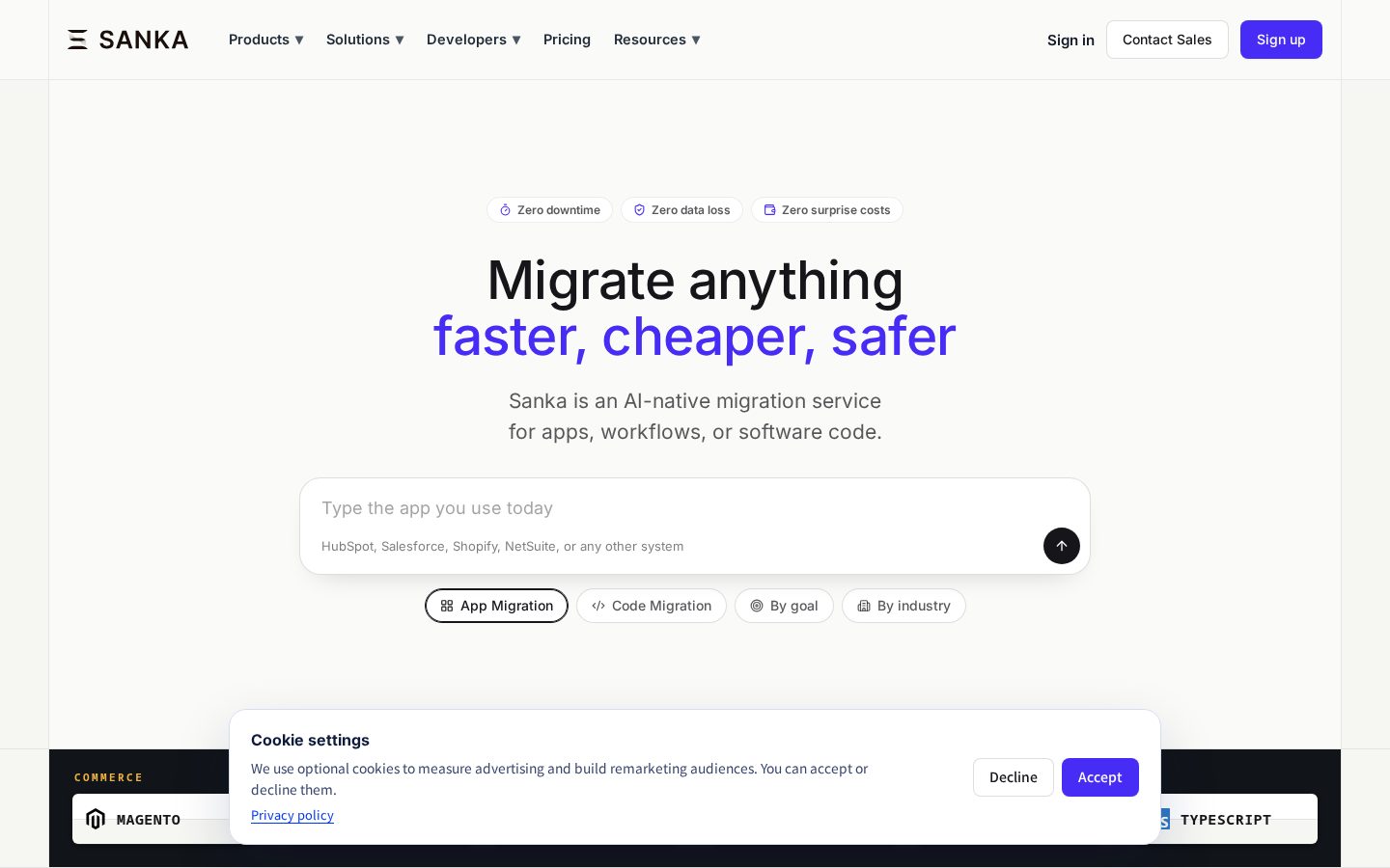 Sanka Homepage
