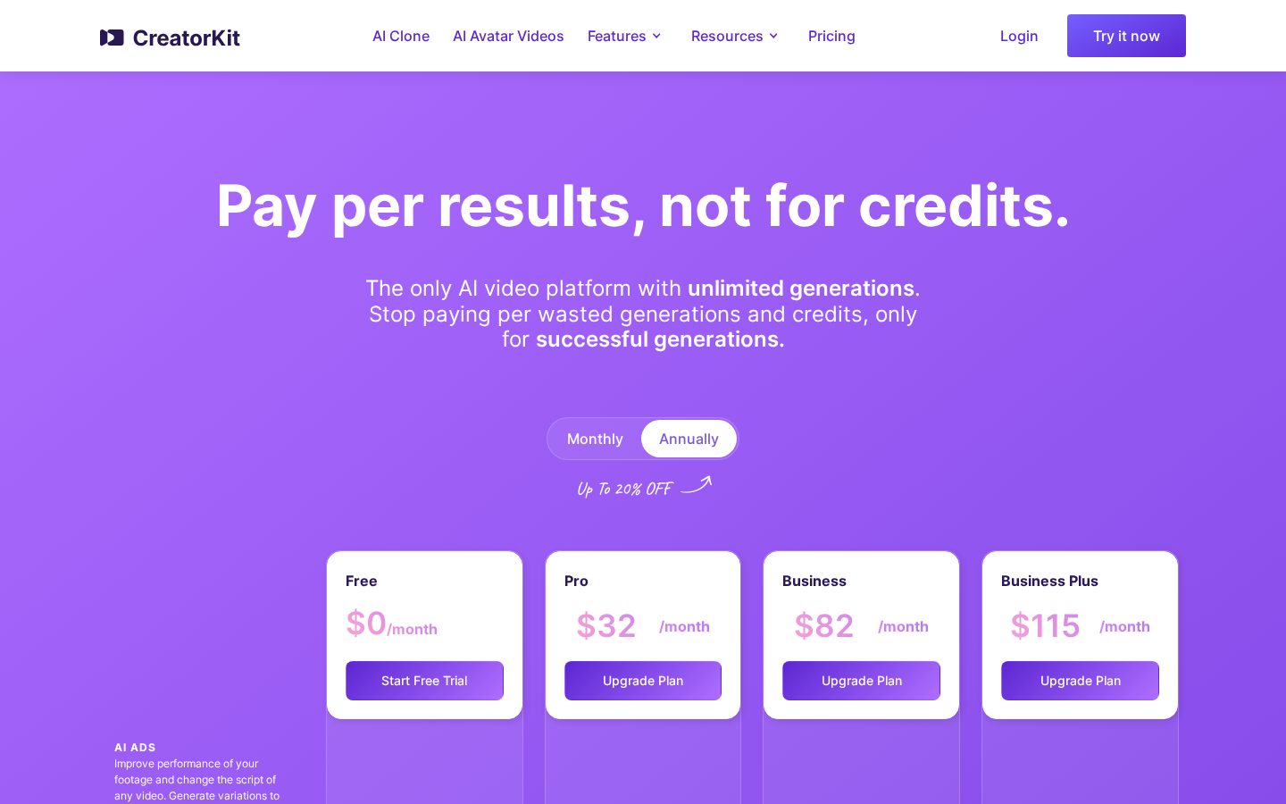 Santa Videos Pricing
