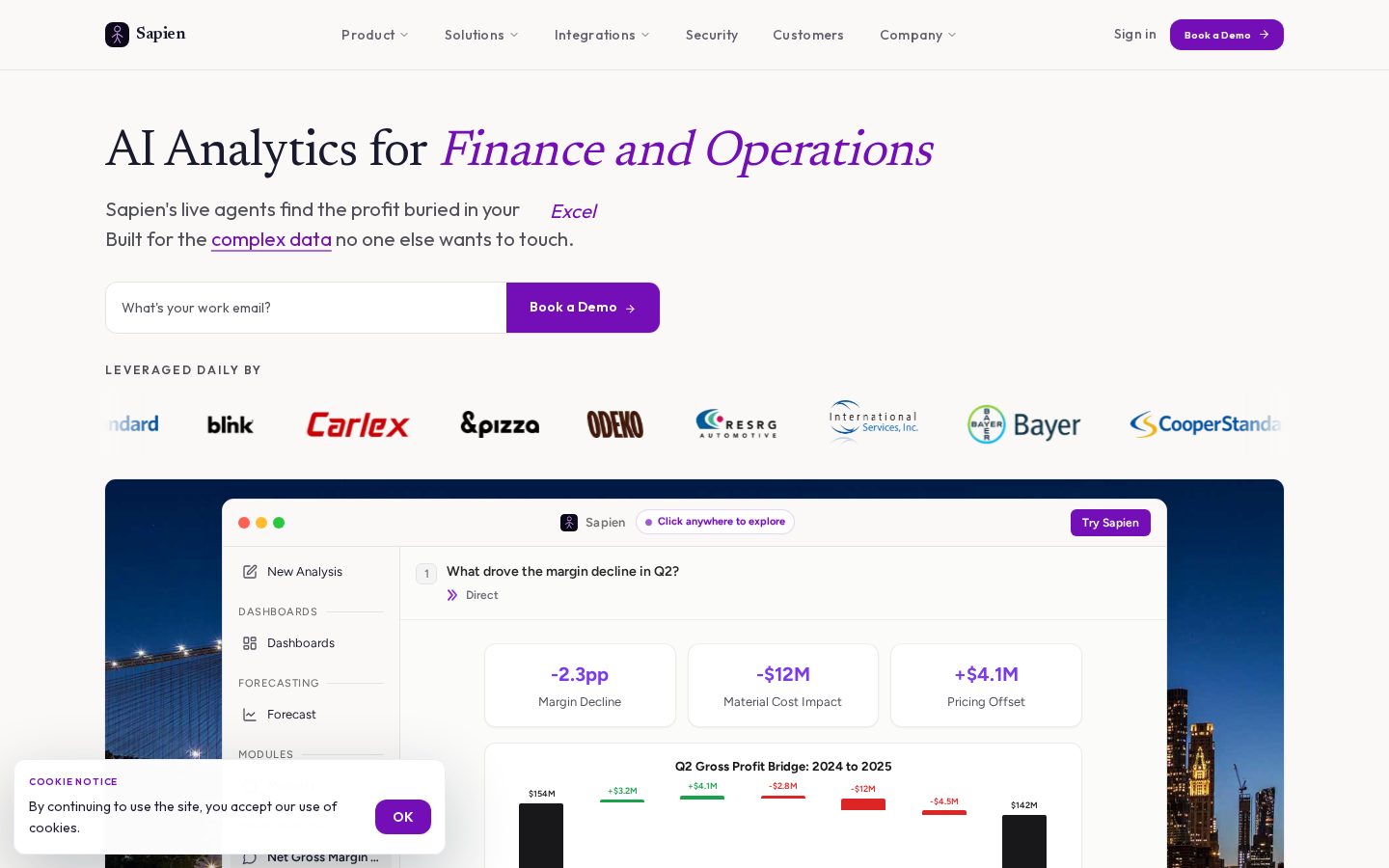 Sapien Homepage