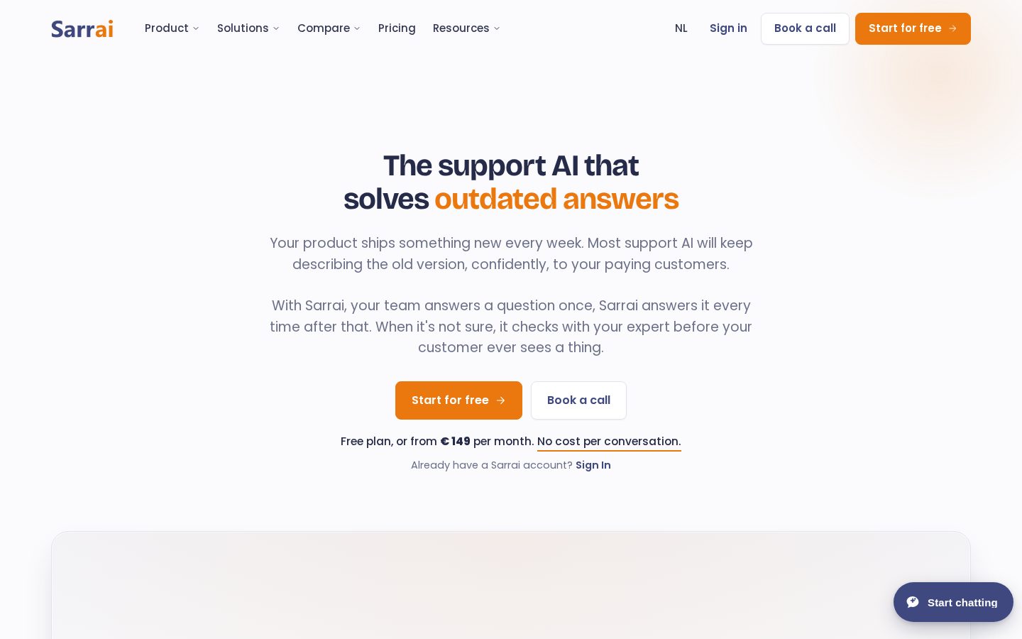 Sarrai Homepage