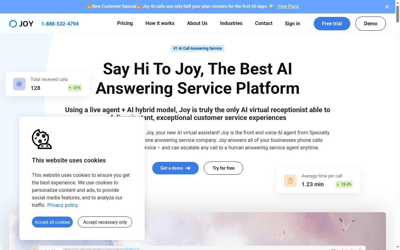 SAS Joy Homepage