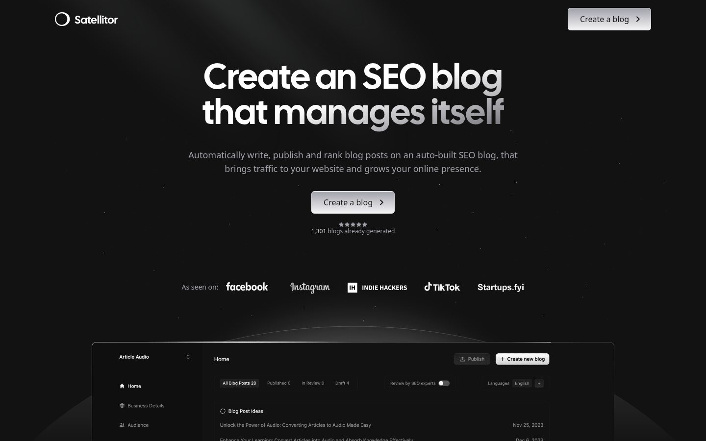 Satellitor Homepage