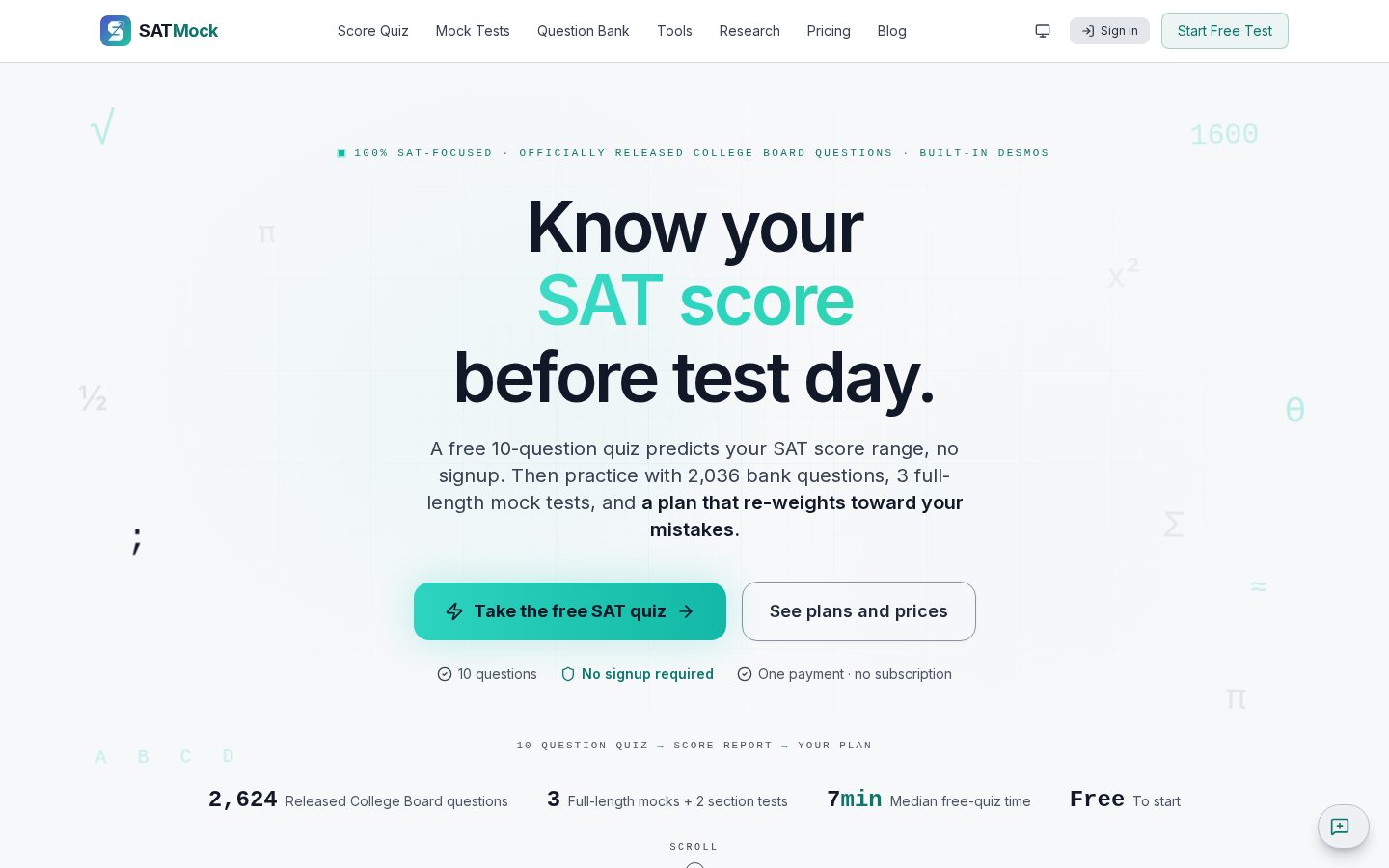 SATMock Org Homepage